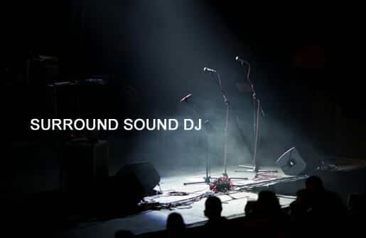 Rock concert stage